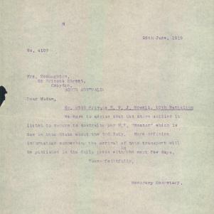 Soldier packet page