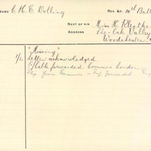 Soldier packet page
