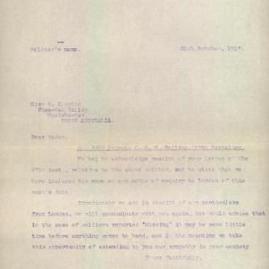 Soldier packet page