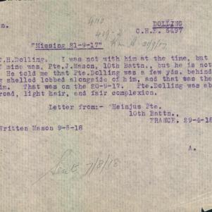 Soldier packet page