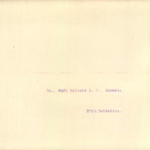 Soldier packet page