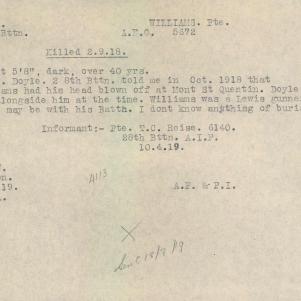 Soldier packet page