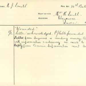 Soldier packet page