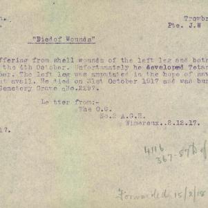 Soldier packet page