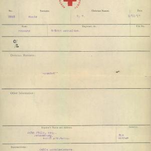 Soldier packet page