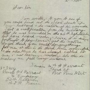 Soldier packet page