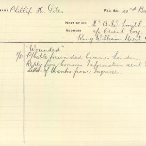 Soldier packet page