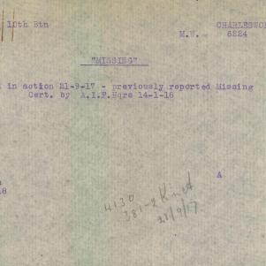 Soldier packet page