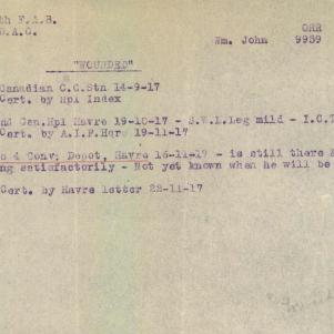 Soldier packet page