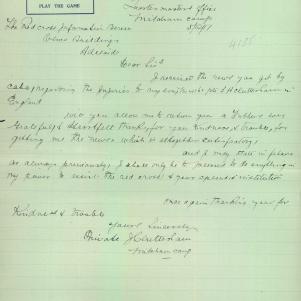 Soldier packet page