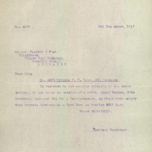 Soldier packet page