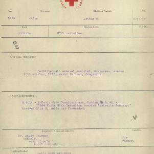 Soldier packet page