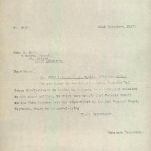 Soldier packet page