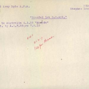 Soldier packet page