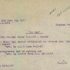 Soldier packet page