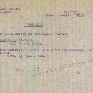 Soldier packet page