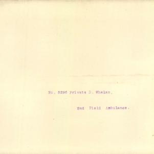 Soldier packet page