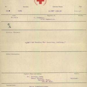 Soldier packet page