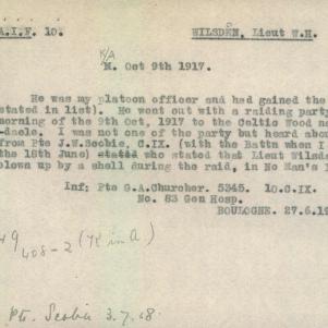 Soldier packet page