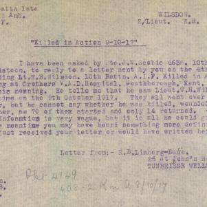 Soldier packet page