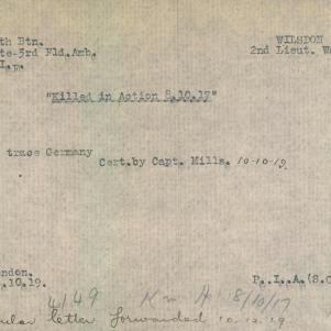 Soldier packet page