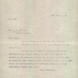Soldier packet page