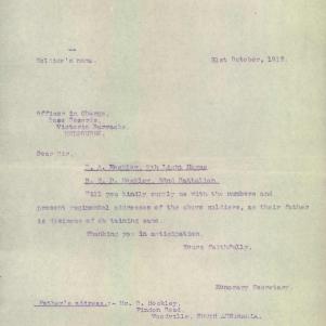 Soldier packet page