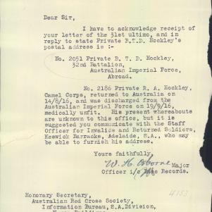 Soldier packet page