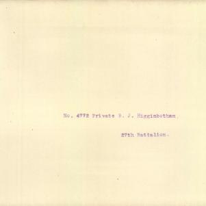 Soldier packet page
