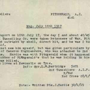Soldier packet page