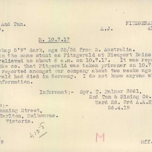 Soldier packet page