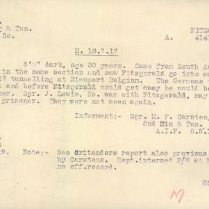 Soldier packet page
