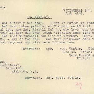 Soldier packet page