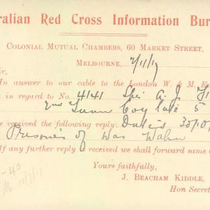 Soldier packet page