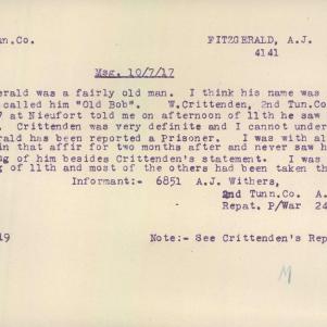 Soldier packet page
