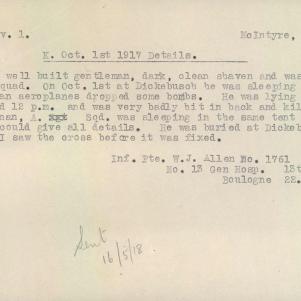 Soldier packet page