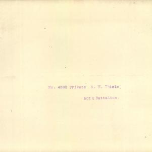 Soldier packet page