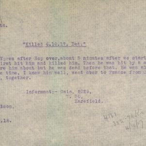 Soldier packet page