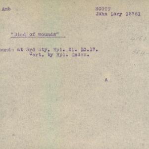 Soldier packet page