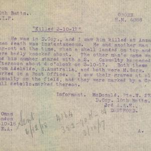 Soldier packet page