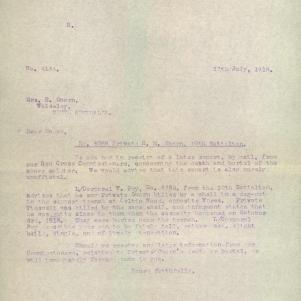 Soldier packet page