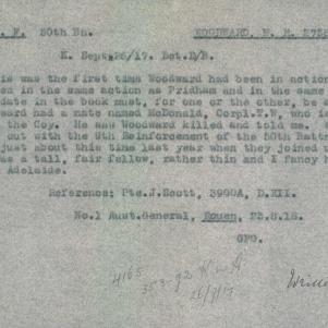Soldier packet page