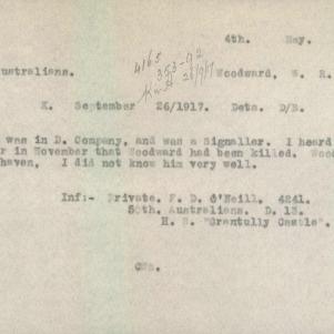 Soldier packet page