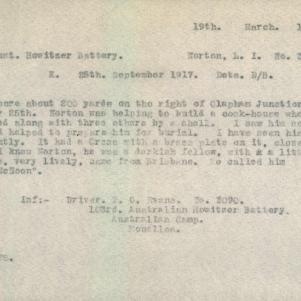 Soldier packet page