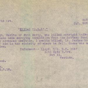 Soldier packet page