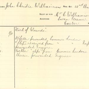 Soldier packet page
