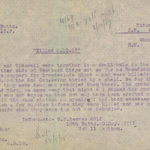 Soldier packet page