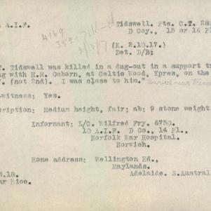 Soldier packet page