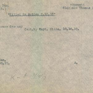 Soldier packet page
