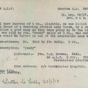Soldier packet page